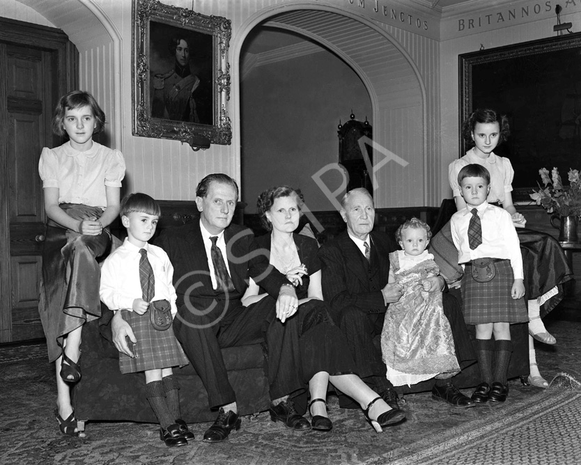 The Dowager Countess of Lovelace, Torridon House, Torridon, Ross-shire. Christening. .....