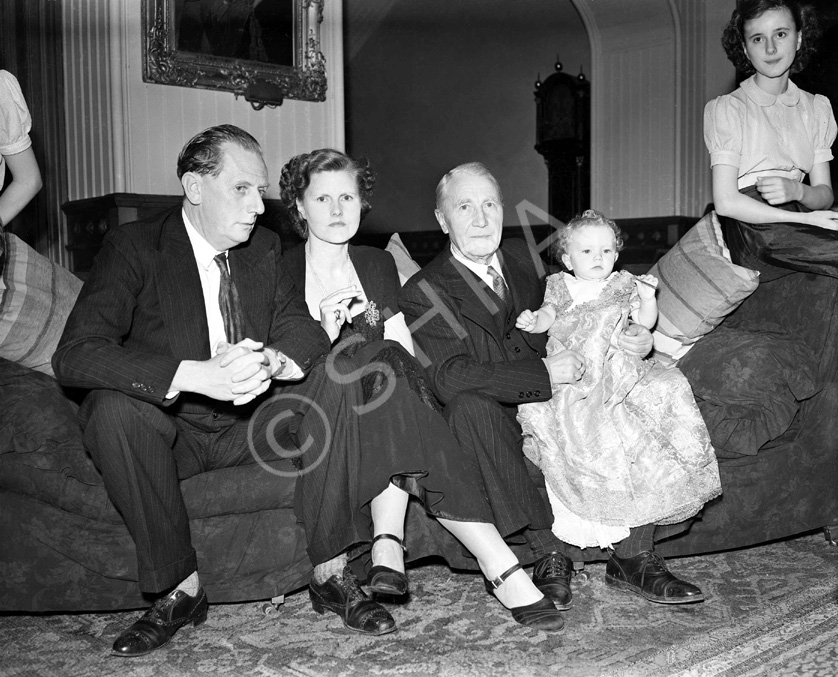 The Dowager Countess of Lovelace, Torridon House, Torridon, Ross-shire. Christening. 