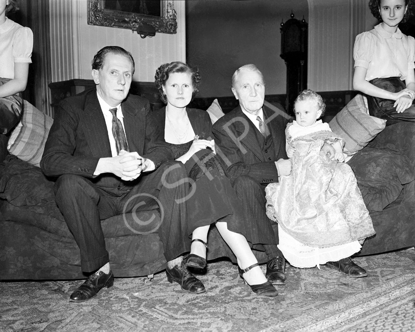 The Dowager Countess of Lovelace, Torridon House, Torridon, Ross-shire. Christening. 