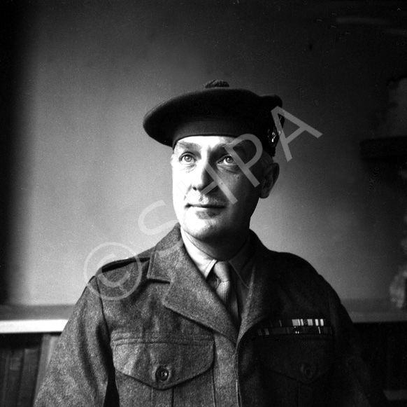 Colonel Ian Argyll Robertson of Brackla House. Seaforth Highlanders. He retired from the army in 196.....