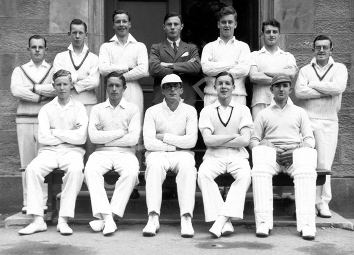 Inverness Royal Academy Cricket 1st XI  1938. (Courtesy Inverness Royal Academy Archive IRAA_037).