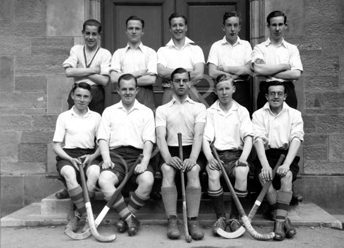 Boy's Hockey 1937-1938. (Courtesy Inverness Royal Academy Archive IRAA_038).