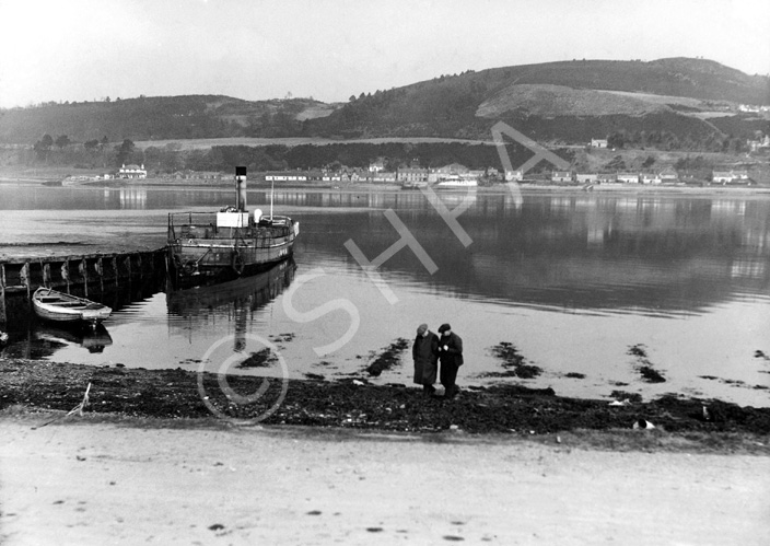 Kessock ferry, March 1936, with North Kessock and the Black Isle in the background across Beauly Fir.....