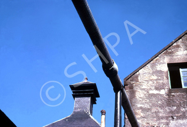 Whisky distillery pagoda roof. (Courtesy James S Nairn Colour Collection). ~ *