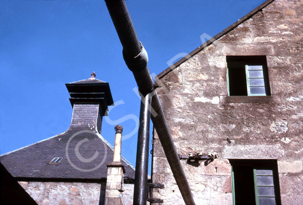 Whisky distillery pagoda roof. (Courtesy James S Nairn Colour Collection). ~ *