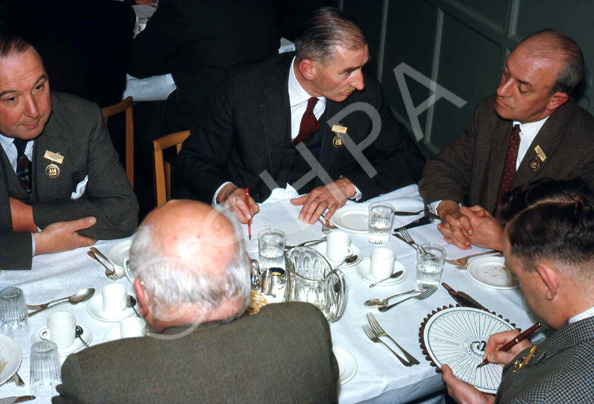 Rotary Club dinner. At left is William Henderson, on the right is Mr Hamilton. (Courtesy James S Nai.....