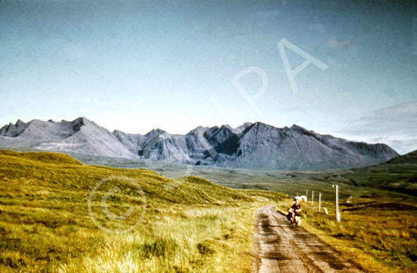 Cuillin Hills, Isle of Skye. (Courtesy James S Nairn Colour Collection). ~ *.....