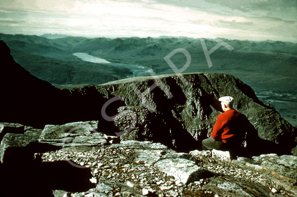 Summit of Ben Nevis. (Courtesy James S Nairn Colour Collection). ~ *