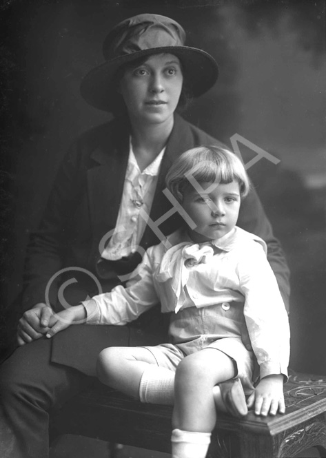 Miss Constance Paterson (1902-1975) with her younger MacLennan cousin William (1918-1981). Her uncle.....