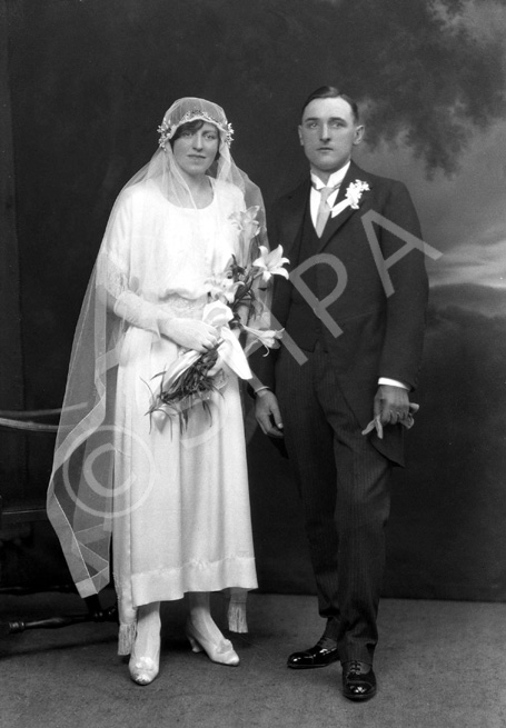 Wylie. Charles Street, Inverness. February 1923. Wedding......