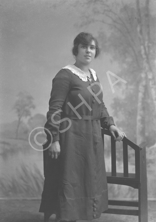 Miss Lowbridge, Drumnadrochit c.1923. Uncertain of identity. Lowbridge is the name on the envelope b.....