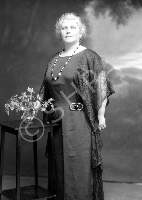 Mrs Peter Paterson, Kiltearn, Inverness. Anne Margaret Mackintosh, born 1870 was a domestic servant .....