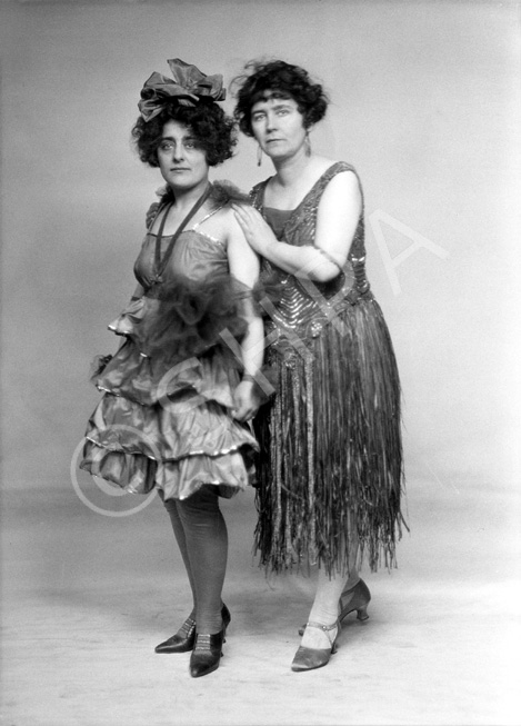 Miss B. Gordon (right) and Mame Gordon, Bridge Street, Inverness. See also ref: 26131a-d. .....