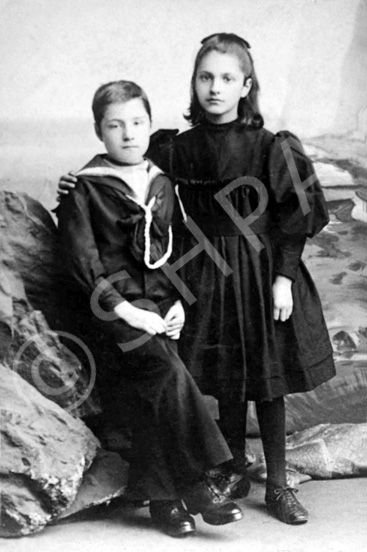 Francis James Chalmers (1881-1956) with his twin sister Margaret Charlotte (1881-1929). Original pho.....