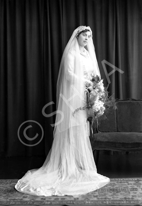 Mrs Chalmers bridal. Constance Paterson (1902-1975) married Francis James Chalmers (1881-1956) in 19.....