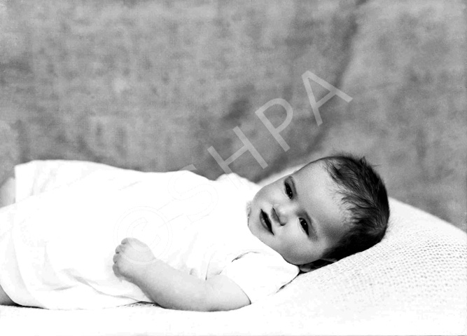 Baby William Paterson, Seaview, North Kessock, 1940......