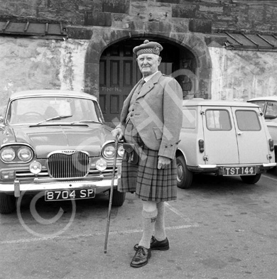 Matheson in the car park of what is now Farraline Park Bus Station, Inverness......
