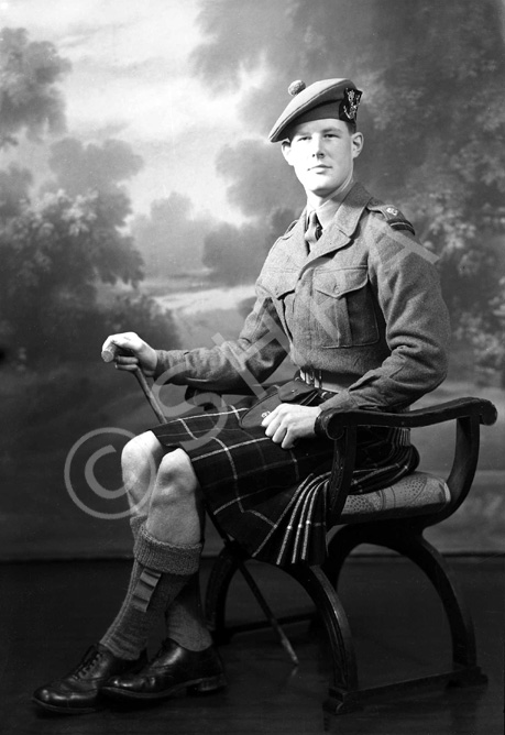 Lt MacLeod, Stratton House. Major Jock K. McLeod as a subaltern officer c1950. He served in the Seaf.....
