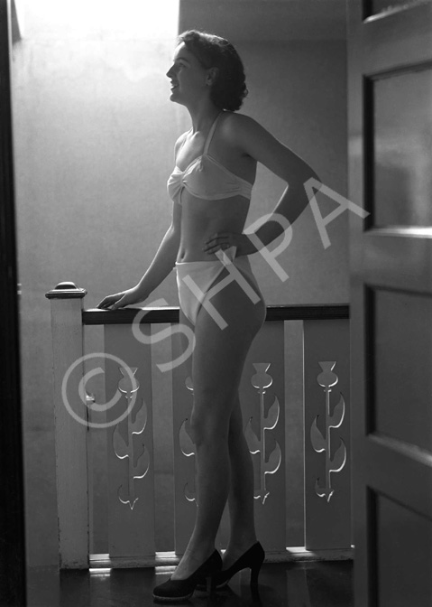 Mrs Joyce Georgina Ross (nee Duff), 9 Brown Street, Inverness. Joyce Ross was a swimsuit model who a.....
