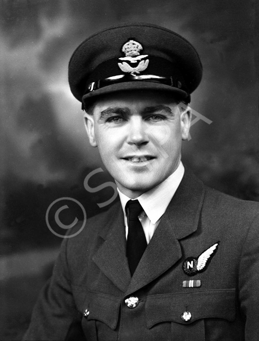 P/O MacPherson. The RAF Navigator badge was adopted in April 1942 when the role of Observer was abol.....