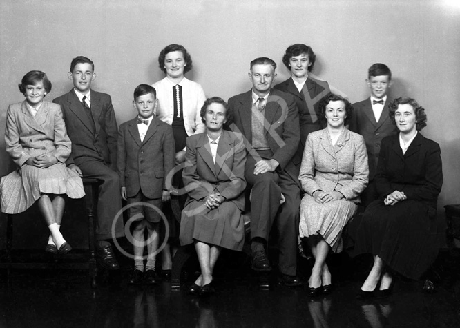 Mrs Lean, Croy. Seated second from right is Mrs Macarthur (see image ref: 45561f/g). .....