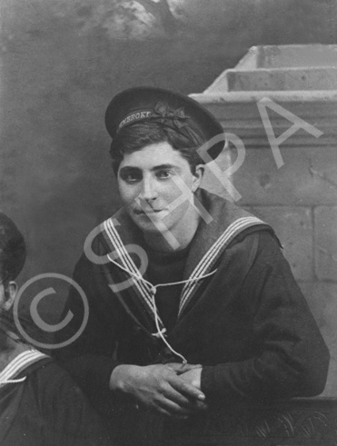 Murray - copies made in August 1955, to be superimposed together. (See 672b).  Naval cap band denote.....