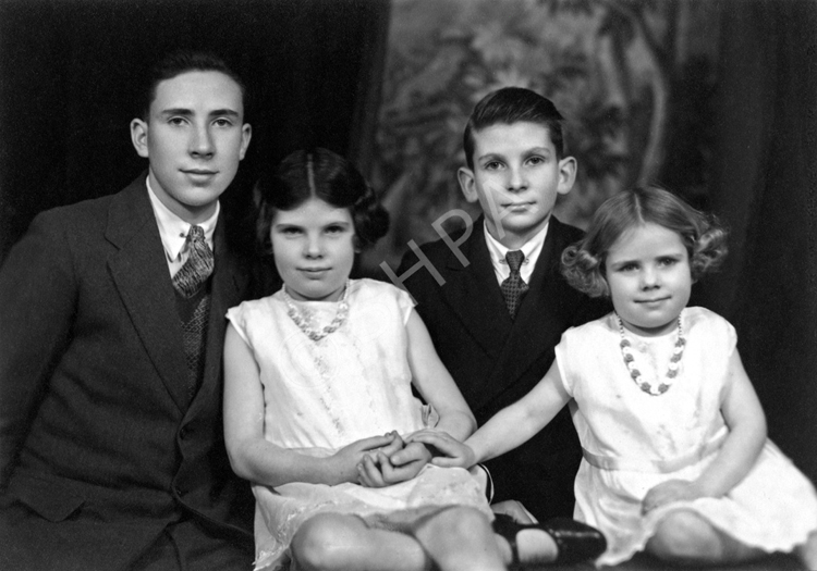 Archie, Sydney, Rita and Gladys Millar in an Andrew Paterson portrait from the early 1930s. Archie w.....