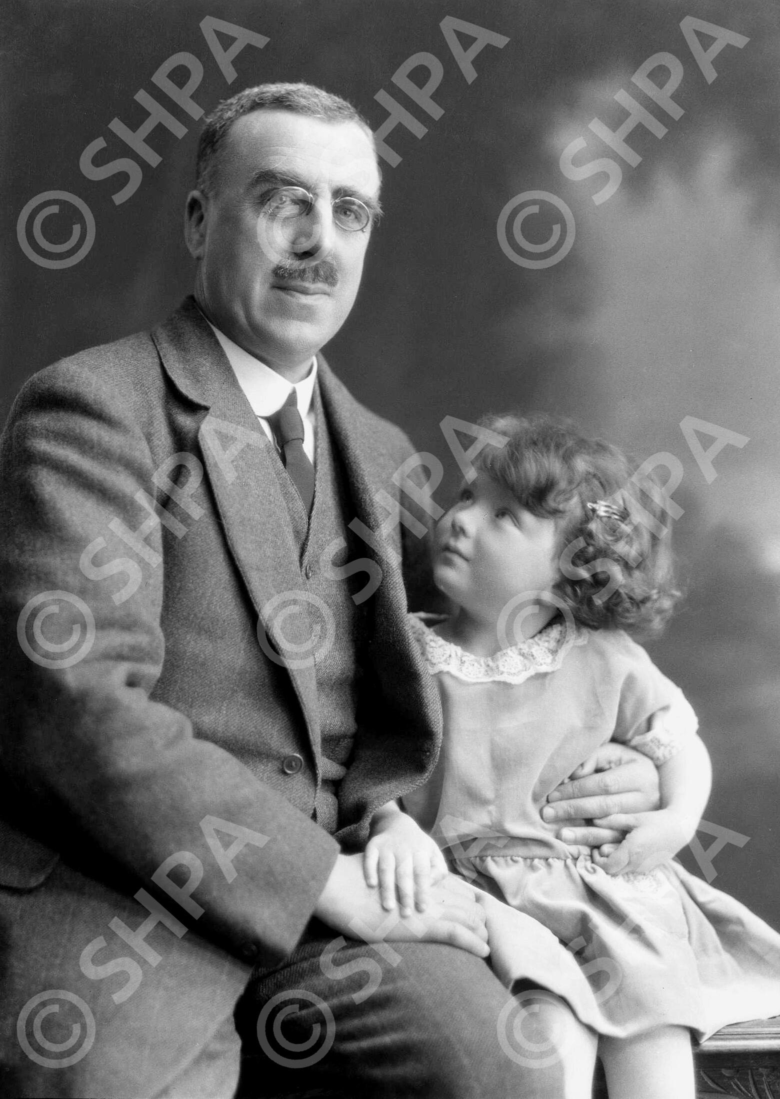 Mr Tolmie and daughter Joyce, Hazelcroft, Montague Row c1924. The 1925 Inverness Burgh Directory lists a Mr DJ Tolmie, secretary of the CEA (County Educational Authority) as living at Hazelcroft in Montague Row.